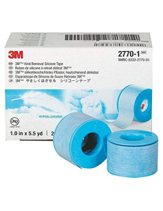Cinta Médica de Silicona 3M 2770-1 Hipoalergénica 12 Unidades