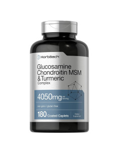 Horbach Glucosamina Condroitina con Cúrcuma y MSM 4050 mg 180 Tabletas