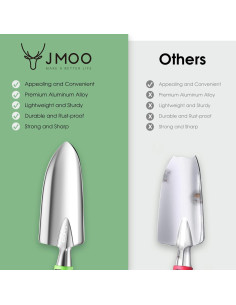 Set de Herramientas de Jardín JMOO 8 Piezas Ergonómicas 2