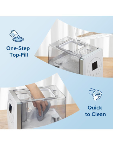 Humidificador LEVOIT LV600S 6L Inteligente Niebla Cálida Fría