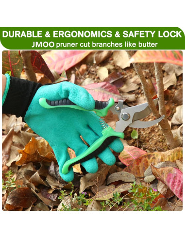 Set de Herramientas de Jardín JMOO 8 Piezas Ergonómicas