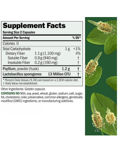 Fibermucil Andrew Lessman 180 Cápsulas de Psyllium - Salud Digestiva 2