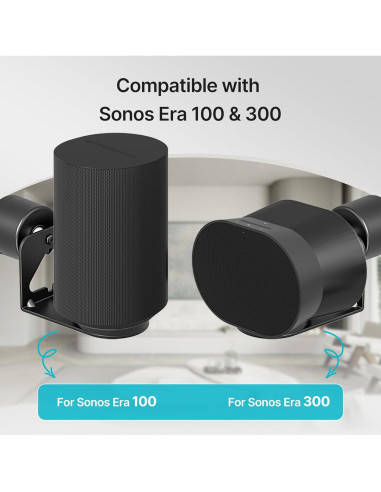 Soporte de pared ajustable PEGZONE para altavoces Sonos Era 100/300