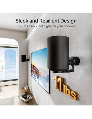 Soporte de pared ajustable PEGZONE para altavoces Sonos Era 100/300