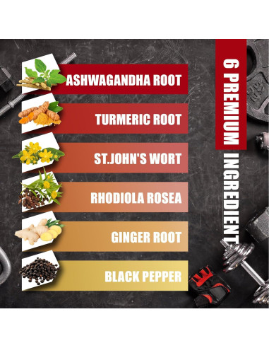 Cápsulas de Ashwagandha BMVINVOL 180 Veganas - Suplemento Herbal