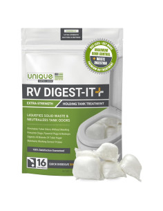 Tratamiento Inodoro RV Unique Digest-It+ 16 Cápsulas Fuerza Extra