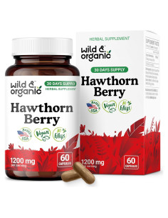 Cápsulas de Espino Silvestre Orgánico Wild & Organic 60 Caps