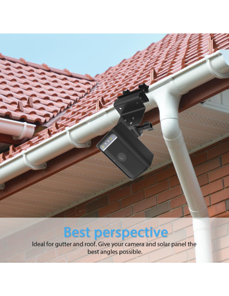 Soporte de Cámara de Seguridad OkeMeeo Sin Taladro Negro