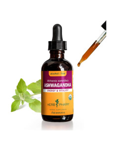 Extracto de Ashwagandha Orgánico Herb Pharm 60 ml Glicerita Sin Alcohol