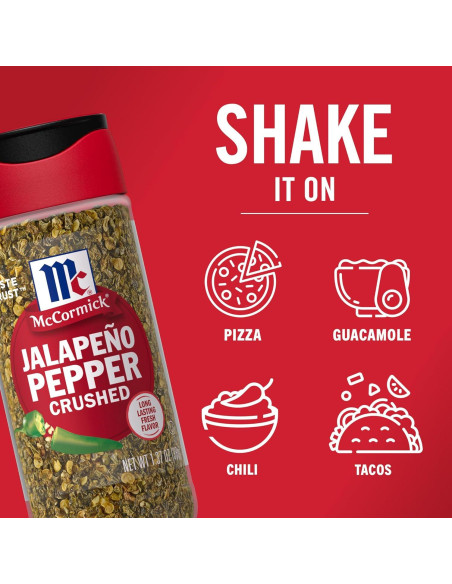 Pimiento Jalapeño Triturado McCormick 38.8 g - Sabor Picante
