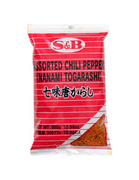 Mezcla de Especias 7 Pimientas S&B - 300 g