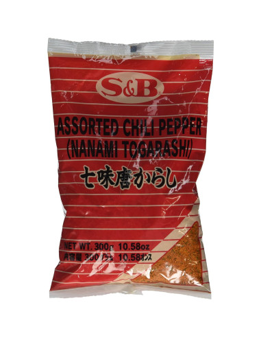 Mezcla de Especias 7 Pimientas S&B - 300 g