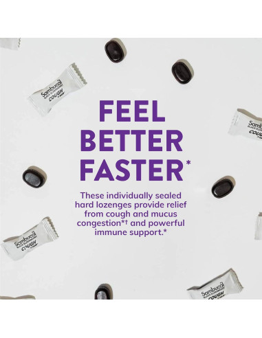 Caramelos para la tos Sambucol - 24 unidades, eucalipto