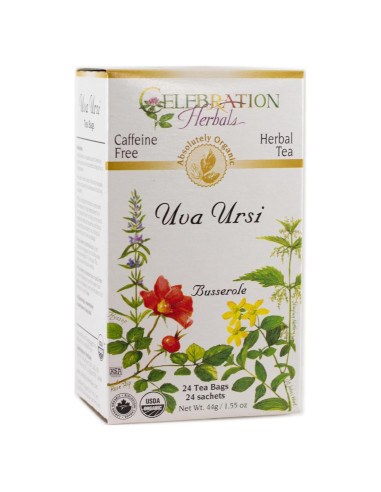 Té de Uva Ursi Orgánico Celebration Herbals 24 Bolsitas 0.01 kg