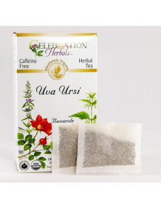 Té de Uva Ursi Orgánico Celebration Herbals 24 Bolsitas 0.01 kg 2