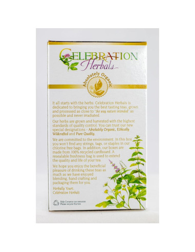 Té de Uva Ursi Orgánico Celebration Herbals 24 Bolsitas 0.01 kg
