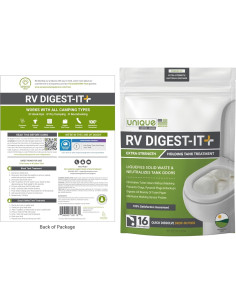 Tratamiento Inodoro RV Unique Digest-It+ 16 Cápsulas Fuerza Extra 2