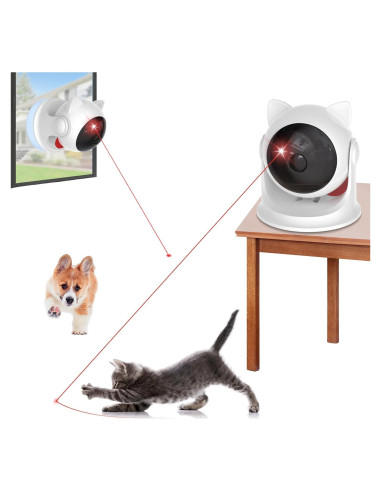Juguete láser automático para gatos umosis P32 blanco