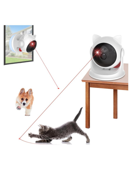 Juguete láser automático para gatos umosis P32 blanco