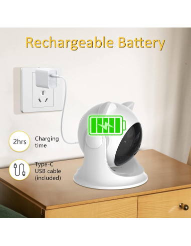 Juguete láser automático para gatos umosis P32 blanco