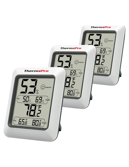 Higrómetro Digital ThermoPro TP50 con Monitor de Temperatura y Humedad