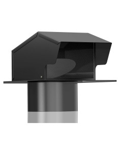 Ventilación de Techo Hon&Guan 6 Pulgadas Acero Galvanizado