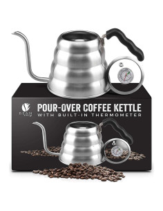 Tetera de Vierta Bean Envy 1.2L Acero Inoxidable Cuello de Ganso