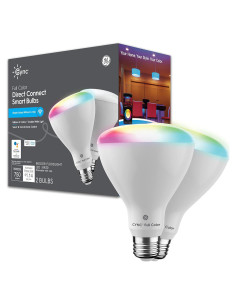 Bombillas Inteligentes GE Cync BR30 WiFi LED Multicolor - Paquete de 2