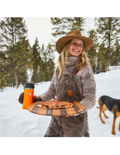Botella de Agua Aislada Hydro Flask 12 Oz Boca Ancha Indigó 2