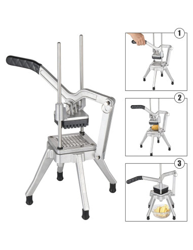 Cortador de Verduras ROVSUN con 4 Cuchillas de Acero Inoxidable