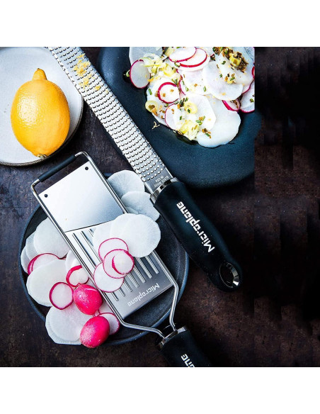Rallador de Cocina Microplane Gourmet con Guante Protector