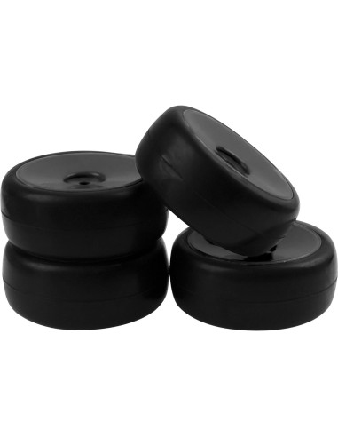 Aros de Rueda 12mm + Neumáticos de Goma 65mm HIRCQOO RC