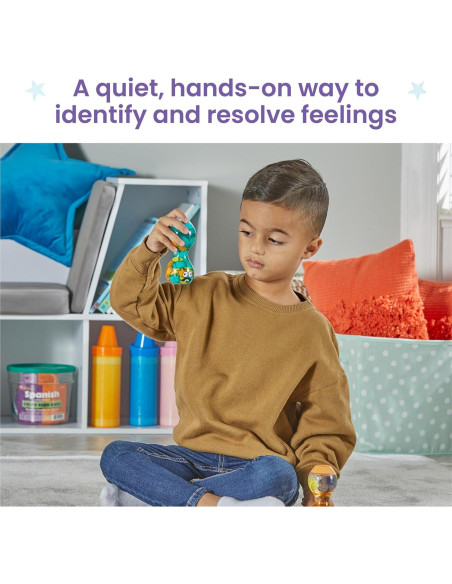 Botellas Sensoriales hand2mind - Abrumado y Calmado, 2 Piezas