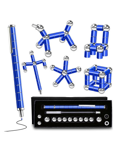 Bolígrafo Magnético TYJHAFN Azul - Juguete Anti-Estrés