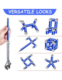 Bolígrafo Magnético TYJHAFN Azul - Juguete Anti-Estrés 2