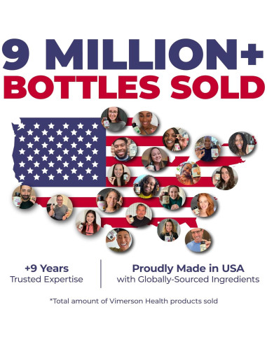 Suplemento de Azafrán y Cúrcuma Vimerson Health 60 Cápsulas