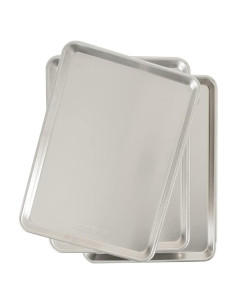 Bandeja de Horno Media Nordic Ware Naturals 3 Piezas Aluminio