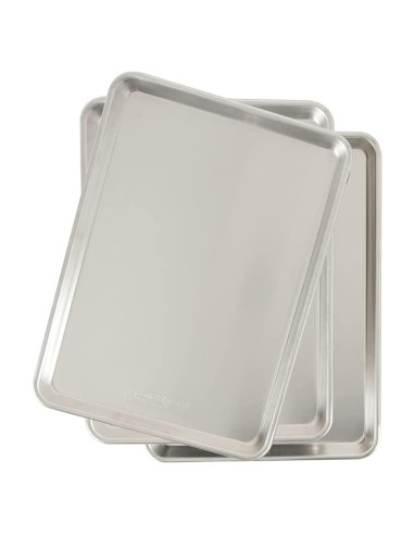Bandeja de Horno Media Nordic Ware Naturals 3 Piezas Aluminio
