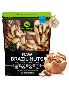 Nueces de Brasil Crudas Nut Cravings 907g Snack Saludable