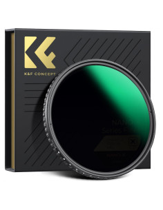 Filtro ND Variable K&F Concept 37mm Nano-X a Prueba de Agua