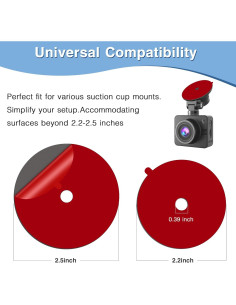 Almohadillas Adhesivas Doble Cara 5.6 y 6.6 cm para Ventosa 2