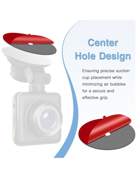 Almohadillas Adhesivas Doble Cara 5.6 y 6.6 cm para Ventosa