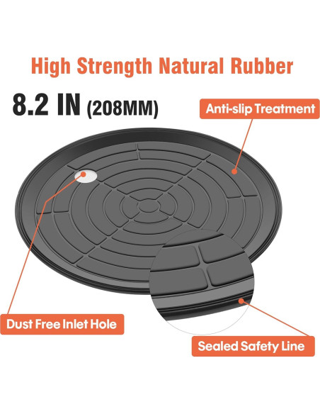 Ventosas de vidrio CWD&SQH 20.8 cm 212 kg 2 unidades Ventosas de vidrio CWD&SQH 20.8 cm 212 kg 2 unidades