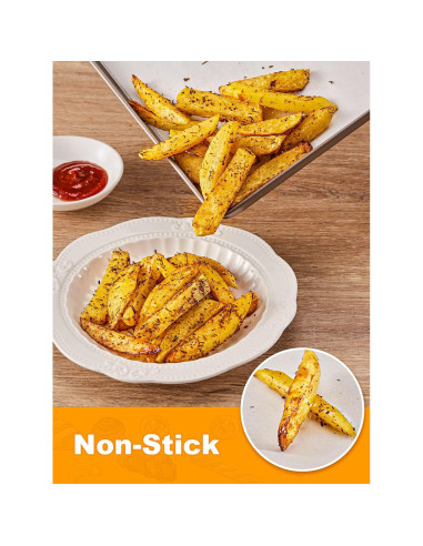 SMARTAKE 200 Hojas de Papel Pergamino 30x40 cm Anti-adherente