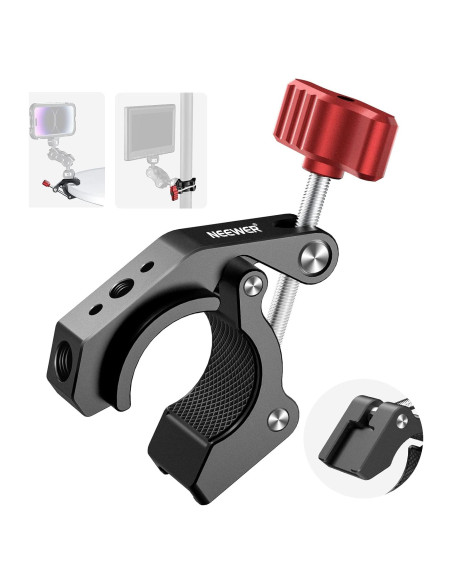 Abrazadera Super Clamp NEEWER ST81 con zapata fría 4 kg