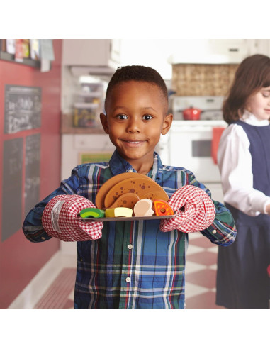 Juego de Barbacoa de Madera Melissa & Doug 24 Piezas