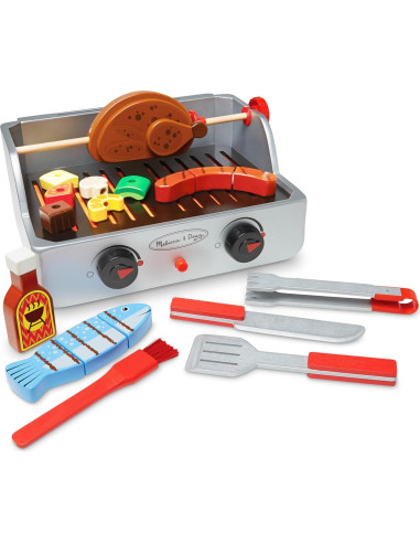 Juego de Barbacoa de Madera Melissa & Doug 24 Piezas