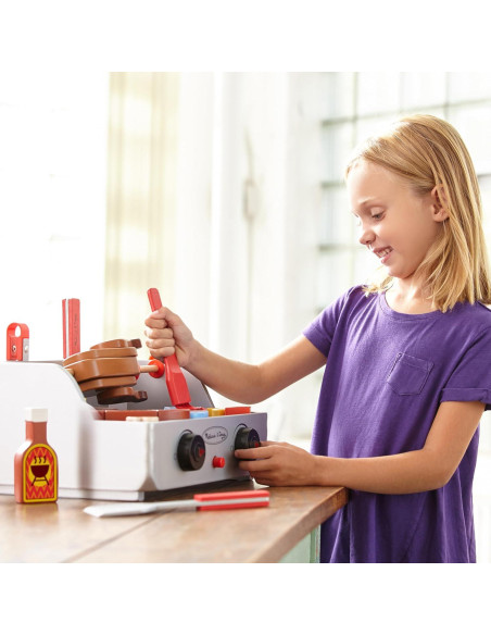 Juego de Barbacoa de Madera Melissa & Doug 24 Piezas Juego de Barbacoa de Madera Melissa & Doug 24 Piezas