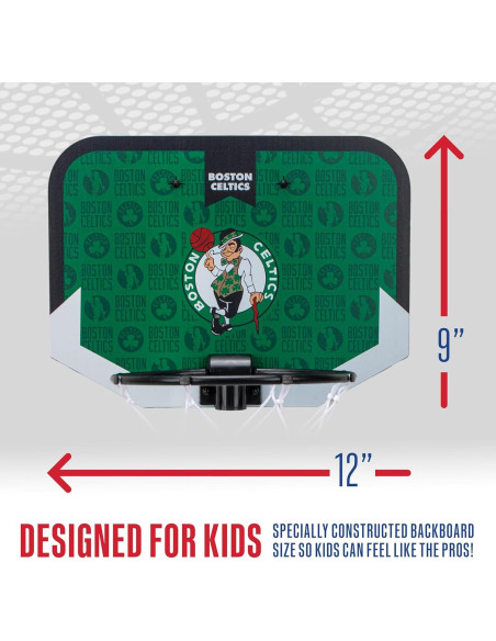 Aro de Baloncesto Mini Franklin Sports Boston Celtics 45,7 cm