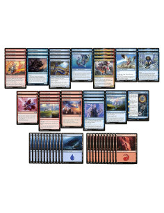 Baraja de Mago Roja Azul MTG - 60 Cartas - Legal en Moderno